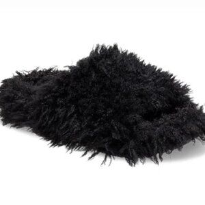 CROCS SHAGGY FUR SLIDES